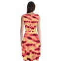 Red Waves Flow Series 4 Sleeveless Chiffon Dress   View2