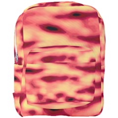 Red Waves Flow Series 4 Full Print Backpack