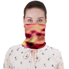 Red Waves Flow Series 4 Face Covering Bandana (adult) by DimitriosArt