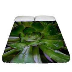 The Heart Of The Green Sun Fitted Sheet (california King Size) by DimitriosArt