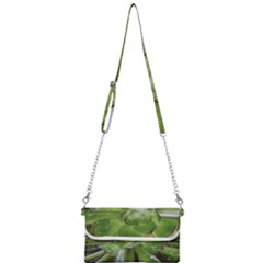 The Heart Of The Green Sun Mini Crossbody Handbag by DimitriosArt