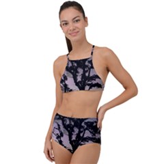 Sunset Coastal Park Landscape, Montevideo Uruguay High Waist Tankini Set by dflcprintsclothing