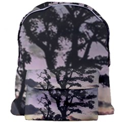 Sunset Coastal Park Landscape, Montevideo Uruguay Giant Full Print Backpack by dflcprintsclothing