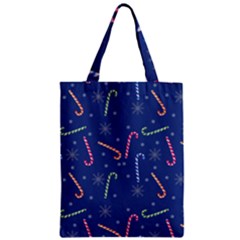 Christmas Candy Canes Zipper Classic Tote Bag by SychEva