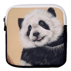 Panda Mini Square Pouch by ArtByThree