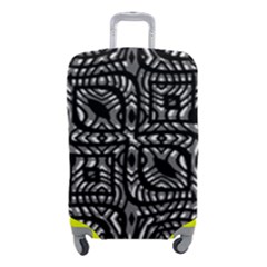 Black And White Abstract Tribal Print Luggage Cover (small) by dflcprintsclothing