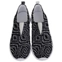 Black And White Abstract Tribal Print No Lace Lightweight Shoes View1