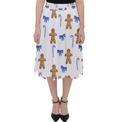 Gingerbread Man And Candy Classic Midi Skirt by SychEva