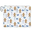 Gingerbread Man And Candy Canvas Cosmetic Bag (XXL) View1