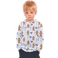 Gingerbread Man And Candy Kids  Overhead Hoodie by SychEva