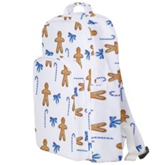 Gingerbread Man And Candy Double Compartment Backpack by SychEva