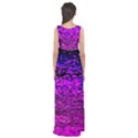 Magenta Waves Flow Series 1 Empire Waist Maxi Dress View2