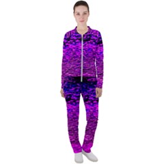 Magenta Waves Flow Series 1 Casual Jacket And Pants Set by DimitriosArt