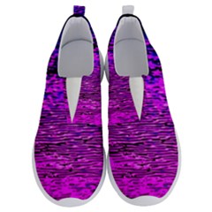 Magenta Waves Flow Series 1 No Lace Lightweight Shoes by DimitriosArt