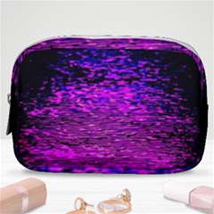 Magenta Waves Flow Series 1 Make Up Pouch (small) by DimitriosArt