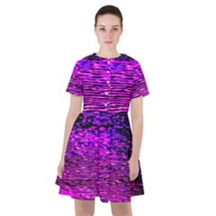 Magenta Waves Flow Series 1 Sailor Dress by DimitriosArt