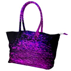 Magenta Waves Flow Series 1 Canvas Shoulder Bag by DimitriosArt