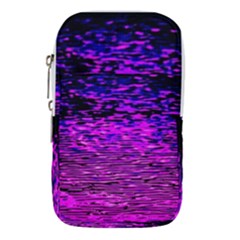 Magenta Waves Flow Series 1 Waist Pouch (large) by DimitriosArt