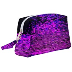 Magenta Waves Flow Series 1 Wristlet Pouch Bag (large) by DimitriosArt