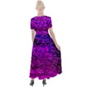 Magenta Waves Flow Series 1 Button Up Short Sleeve Maxi Dress View2