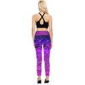 Magenta Waves Flow Series 1 Pocket Leggings  View2