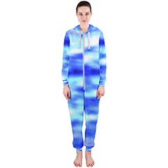 Blue Waves Flow Series 5 Hooded Jumpsuit (ladies) by DimitriosArt