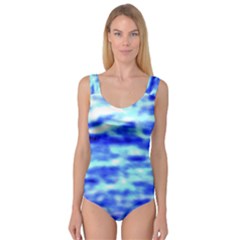 Blue Waves Flow Series 5 Princess Tank Leotard  by DimitriosArt