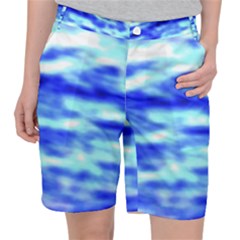 Blue Waves Flow Series 5 Pocket Shorts by DimitriosArt