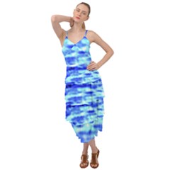 Blue Waves Flow Series 5 Layered Bottom Dress by DimitriosArt