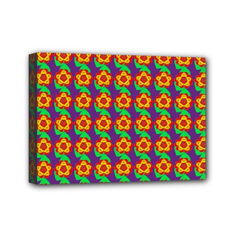 Floral Mini Canvas 7  X 5  (stretched) by Sparkle