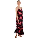 Red Waves Flow Series 5 Cami Maxi Ruffle Chiffon Dress View1