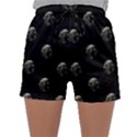 Creepy Head Sculpture With Respirator Motif Pattern Sleepwear Shorts View1