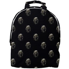 Creepy Head Sculpture With Respirator Motif Pattern Mini Full Print Backpack by dflcprintsclothing