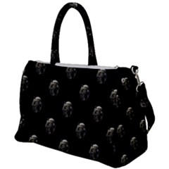 Creepy Head Sculpture With Respirator Motif Pattern Duffel Travel Bag by dflcprintsclothing