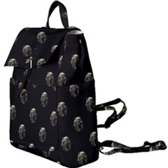 Creepy Head Sculpture With Respirator Motif Pattern Buckle Everyday Backpack by dflcprintsclothing