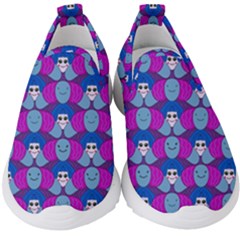 Abstract Kids  Slip On Sneakers by SychEva