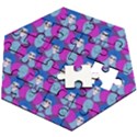 Abstract Wooden Puzzle Hexagon View2