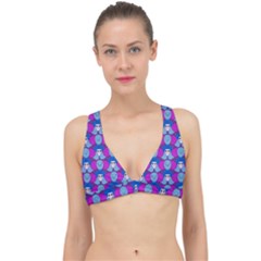 Abstract Classic Banded Bikini Top by SychEva