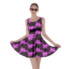 Abstract Waves Skater Dress by SychEva