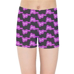 Abstract Waves Kids  Sports Shorts by SychEva