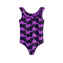 Abstract Waves Kids  Frill Swimsuit View1