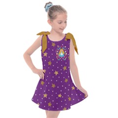 Dots And Stars Kids  Tie Up Tunic Dress by NiniLand