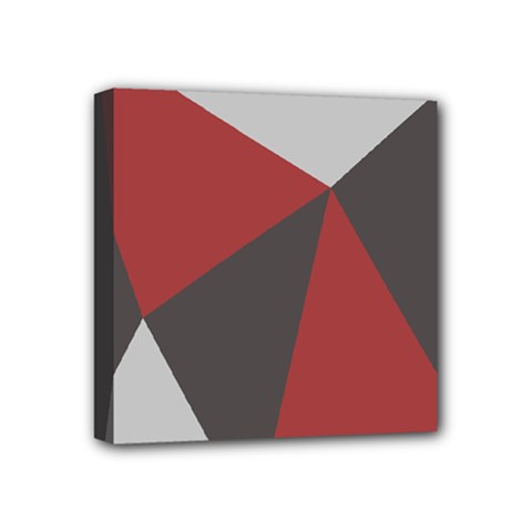 Abstract Geometric Design    Mini Canvas 4  X 4  (stretched) by Eskimos