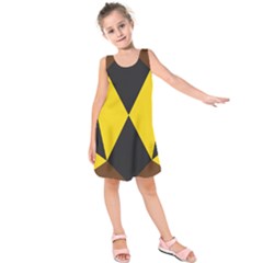 Abstract Pattern Geometric Backgrounds   Kids  Sleeveless Dress by Eskimos