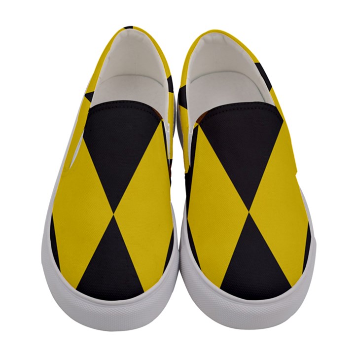 Abstract pattern geometric backgrounds   Women s Canvas Slip Ons