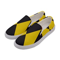 Abstract Pattern Geometric Backgrounds   Women s Canvas Slip Ons by Eskimos