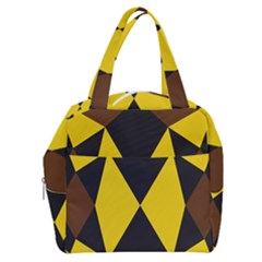 Abstract Pattern Geometric Backgrounds   Boxy Hand Bag by Eskimos