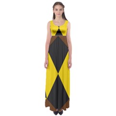 Abstract Pattern Geometric Backgrounds   Empire Waist Maxi Dress by Eskimos