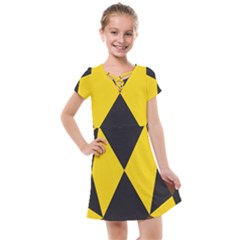 Abstract Pattern Geometric Backgrounds   Kids  Cross Web Dress by Eskimos