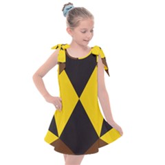 Abstract Pattern Geometric Backgrounds   Kids  Tie Up Tunic Dress by Eskimos